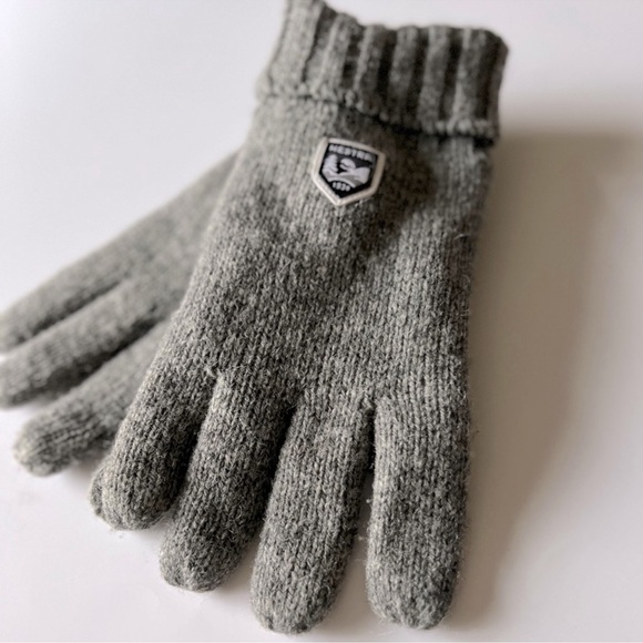 HESTRA MENS BASIC WOOL GLOVES GREY SIZE 11 L/XL NWOT - Picture 6 of 8